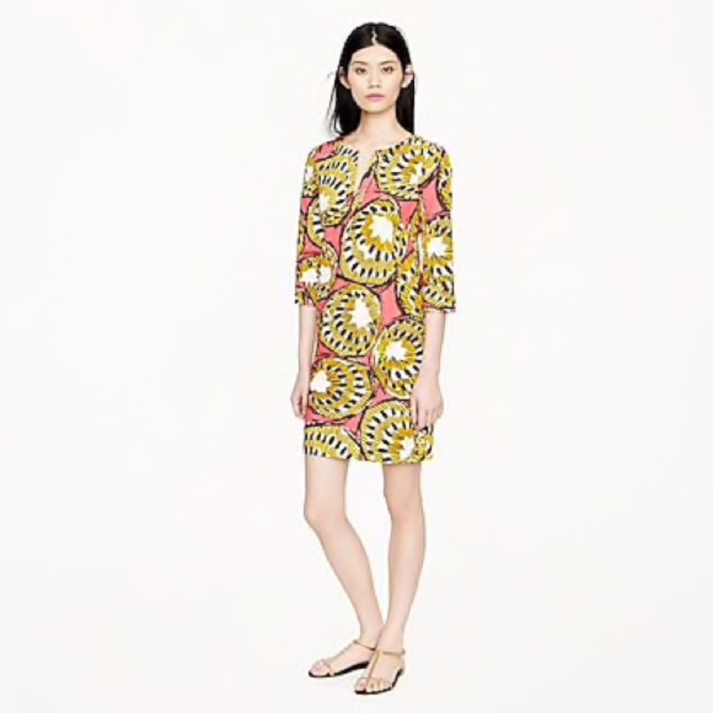 J.Crew Ratti Electric Kiwi Dress 🥝